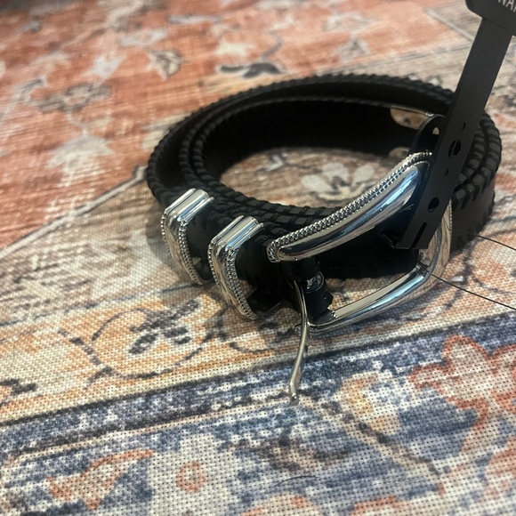 Dynamite Accessories - New Dynamite silver buckled belt